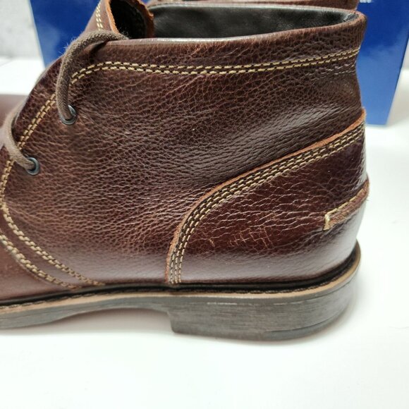 Johnston & Murphy Comstock Boots 8.5M Brown Leather Chukka NOT ORIGINAL BOX - Picture 7 of 16